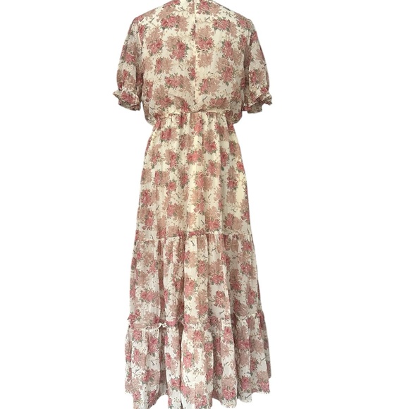 Floral Maxi Dress in Pink - Picture 2 of 4